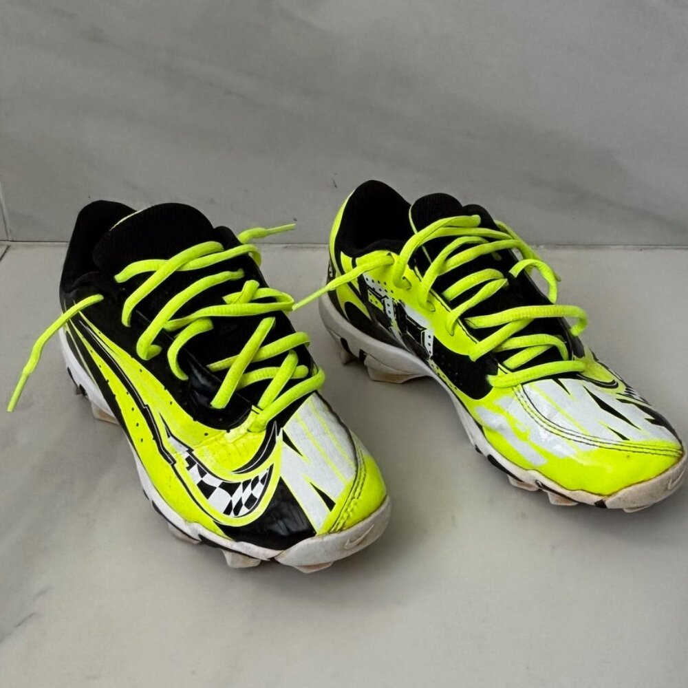 NIKE Vapor Ultrafly Keystone Baseball Cleats (neon yellow/black) - Size 4.5Y